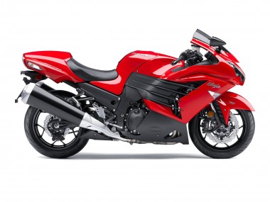 Red Matte Black 2012-2024 Kawasaki ZX14R ZZR1400 Motorcycle Fairing