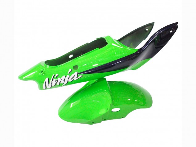 Green White Dark Blue Silver 1998-1999 Kawasaki ZX6R Motorcycle Fairings