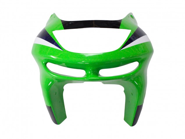 Green White Dark Blue Silver 1998-1999 Kawasaki ZX6R Motorcycle Fairings