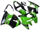 Green Glossy Black Elf Bridgestone 1998-1999 Kawasaki ZX6R Motorcycle Fairings