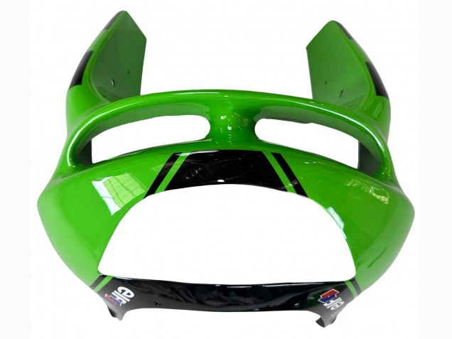 Green Glossy Black Elf Bridgestone 1998-1999 Kawasaki ZX6R Motorcycle Fairings