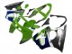 Green White Blue Silver Glossy Black 1998-1999 Kawasaki ZX6R Motorcycle Fairings