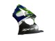 Green White Blue Silver Glossy Black 1998-1999 Kawasaki ZX6R Motorcycle Fairings