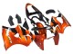 Orange Black 2000-2002 Kawasaki ZX6R Motorcycle Fairings