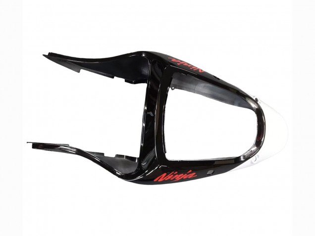 White Black Red Monster 2000-2002 Kawasaki ZX6R Motorcycle Fairings