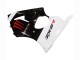 White Black Red Monster 2000-2002 Kawasaki ZX6R Motorcycle Fairings