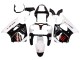 White Black Red Monster 2000-2002 Kawasaki ZX6R Motorcycle Fairings