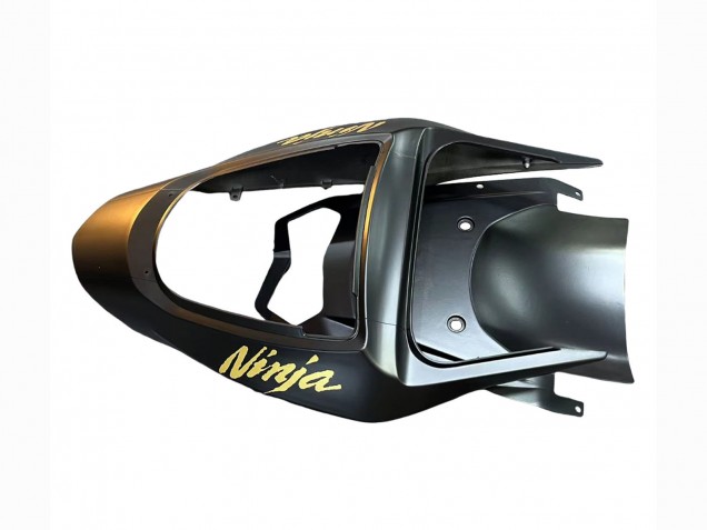 Matte Black Gold 636 2003-2004 Kawasaki ZX6R Motorcycle Fairings