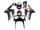 Matte Black Gold 636 2003-2004 Kawasaki ZX6R Motorcycle Fairings
