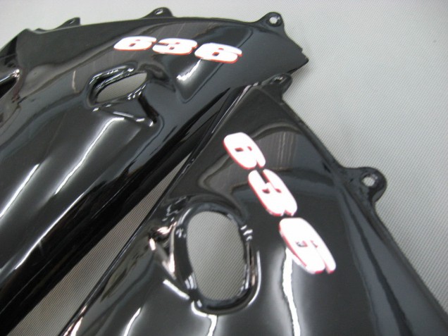 Glossy Black 2003-2004 Kawasaki ZX6R Motorcycle Fairings