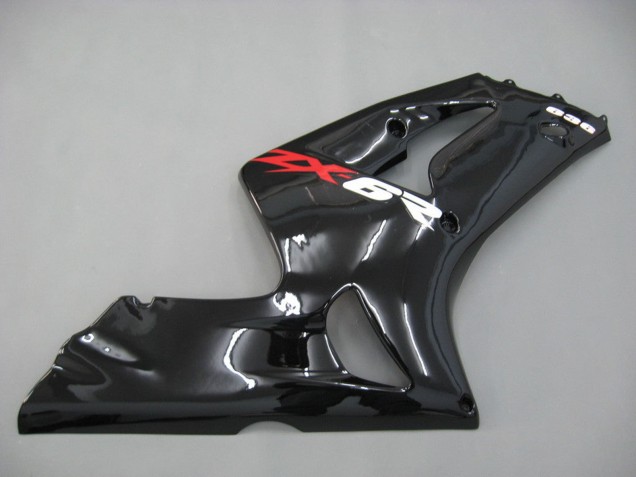 Glossy Black 2003-2004 Kawasaki ZX6R Motorcycle Fairings