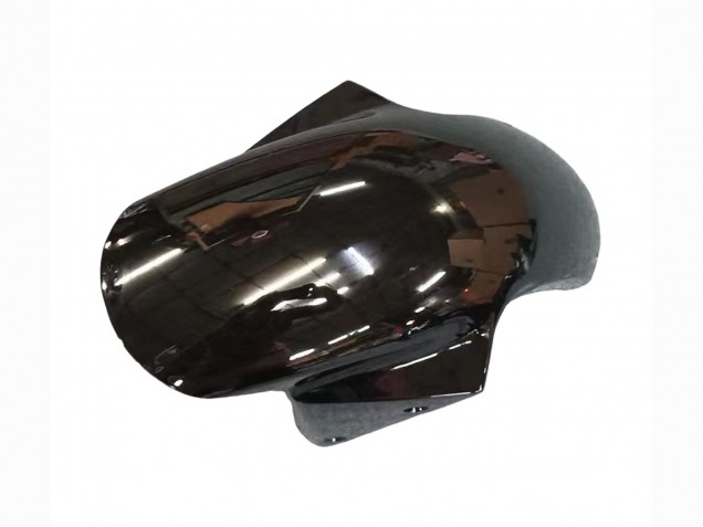 Glossy Black Red Flame 2003-2004 Kawasaki ZX6R Motorcycle Fairings