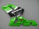 Green White Black Elf Bridgestone 2003-2004 Kawasaki ZX6R Motorcycle Fairings