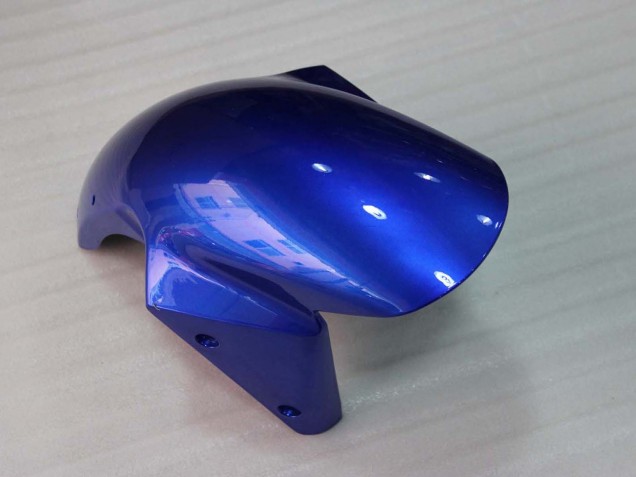 White Blue Red Fiat 2003-2004 Kawasaki ZX6R Motorcycle Fairings