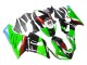 Green Red Black Elf 66 2005-2006 Kawasaki ZX6R Motorcycle Fairings