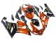 Orange Black 2005-2006 Kawasaki ZX6R Motorcycle Fairing