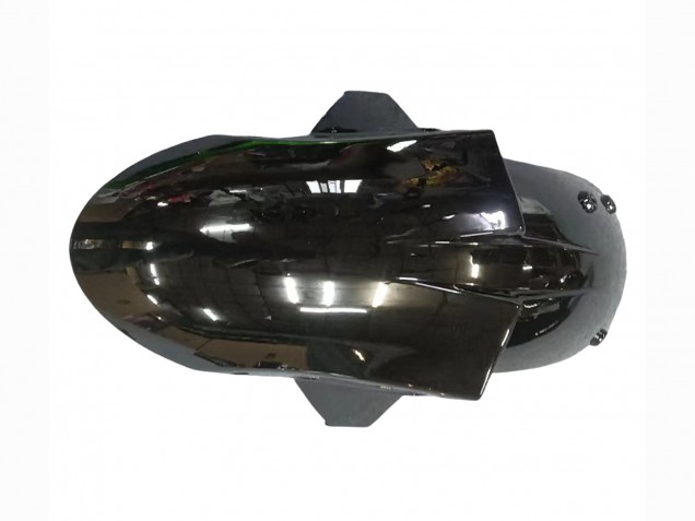 Glossy Black Green Flame 2005-2006 Kawasaki ZX6R Motorcycle Fairing