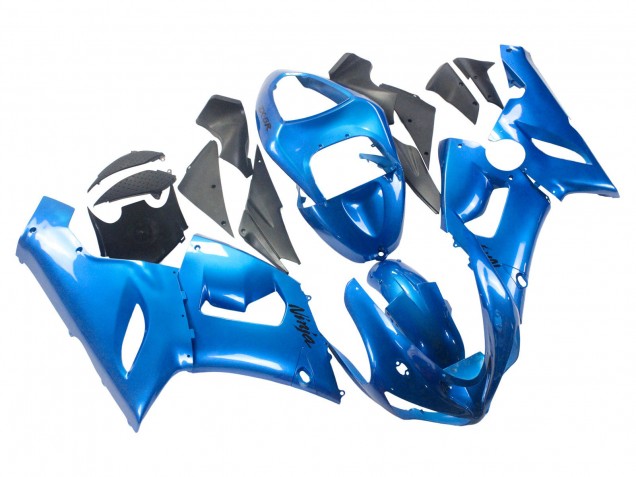 Glossy Blue 2005-2006 Kawasaki ZX6R Motorcycle Fairings