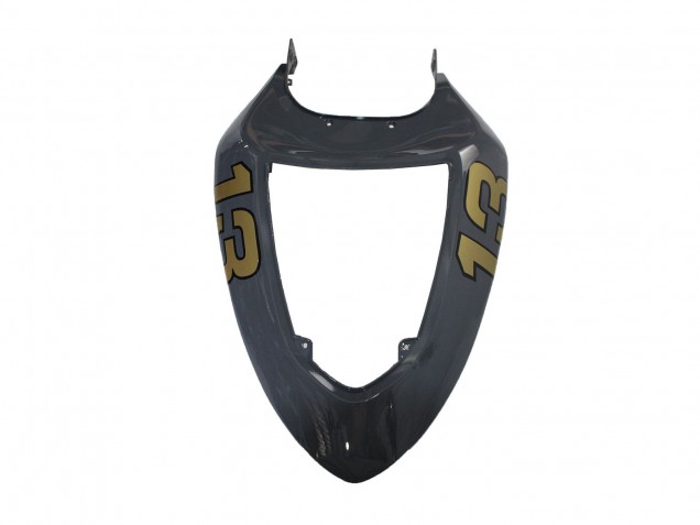 Dark Grey Black 2005-2006 Kawasaki ZX6R Motorcycle Fairings