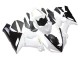White Black Gold Ninja 2005-2006 Kawasaki ZX6R Motorcycle Fairings