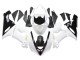 White Black Gold Ninja 2005-2006 Kawasaki ZX6R Motorcycle Fairings