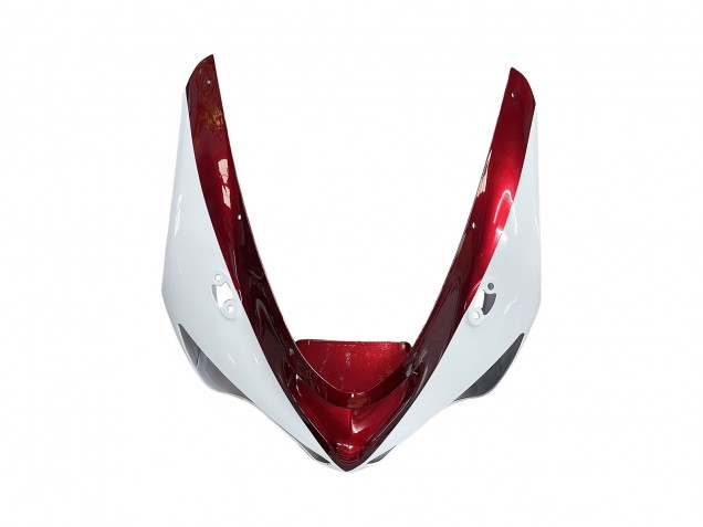 White Red 2005-2006 Kawasaki ZX6R Motorcycle Fairings