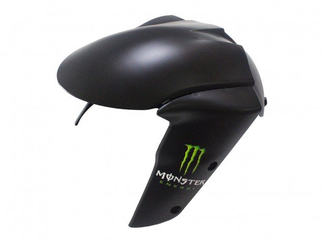 Black White Red with White Snow Decal Ninja Elf 2007-2008 Kawasaki ZX6R Motorcycle Fairings