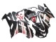 Black Silver Red Ninja 2007-2008 Kawasaki ZX6R Motorcycle Fairings