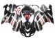 Black Silver Red Ninja 2007-2008 Kawasaki ZX6R Motorcycle Fairings