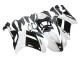 Black White Ninja 2007-2008 Kawasaki ZX6R Motorcycle Fairings