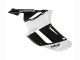 Black White Ninja 2007-2008 Kawasaki ZX6R Motorcycle Fairings