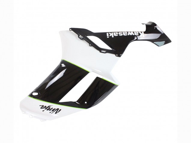 Black White Ninja 2007-2008 Kawasaki ZX6R Motorcycle Fairings