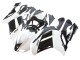 Black White Ninja 2007-2008 Kawasaki ZX6R Motorcycle Fairings