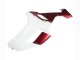White Red 2007-2008 Kawasaki ZX6R Motorcycle Fairing
