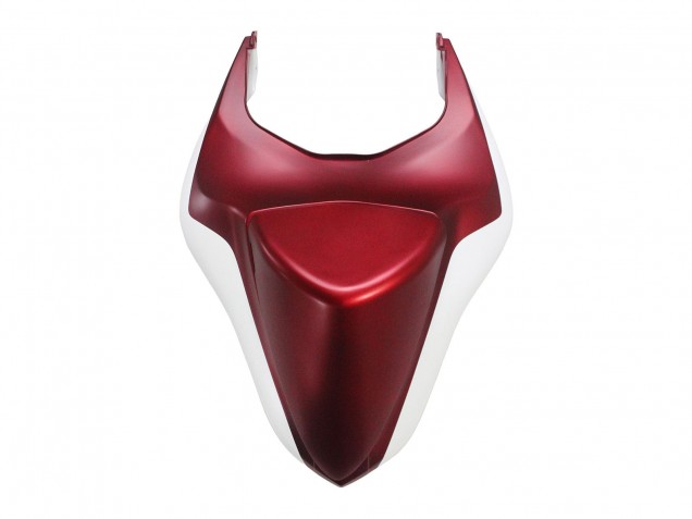 White Red 2007-2008 Kawasaki ZX6R Motorcycle Fairing