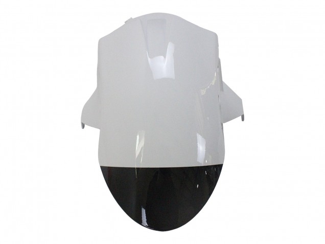 White Black 2007-2008 Kawasaki ZX6R Motorcycle Fairing