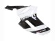 White Black 2007-2008 Kawasaki ZX6R Motorcycle Fairing