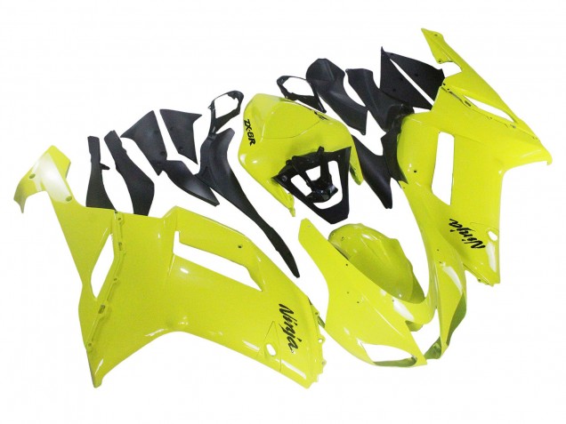 Yellow Ninja 2007-2008 Kawasaki ZX6R Motorcycle Fairings