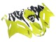 Yellow Ninja 2007-2008 Kawasaki ZX6R Motorcycle Fairings