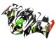 Green Glossy Black Yellow White Red Elf Monster 2009-2012 Kawasaki ZX6R Motorcycle Fairings