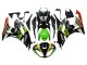 Green Glossy Black Yellow White Red Elf Monster 2009-2012 Kawasaki ZX6R Motorcycle Fairings