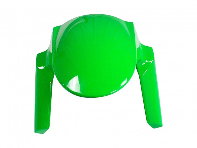 Green Glossy Black 2009-2012 Kawasaki ZX6R Motorcycle Fairings