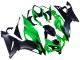 Green Matte Black 2019-2022 Kawasaki ZX6R Motorcycle Fairings