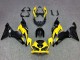 Yellow Matte Black 2019-2022 Kawasaki ZX6R Motorcycle Fairings