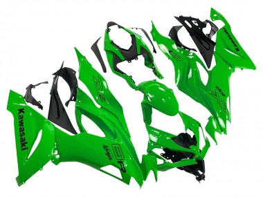 Green 2019-2022 Kawasaki ZX6R Motorcycle Fairings