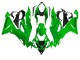 Green 2019-2022 Kawasaki ZX6R Motorcycle Fairings