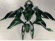 Dark Green 2019-2022 Kawasaki ZX6R Motorcycle Fairings