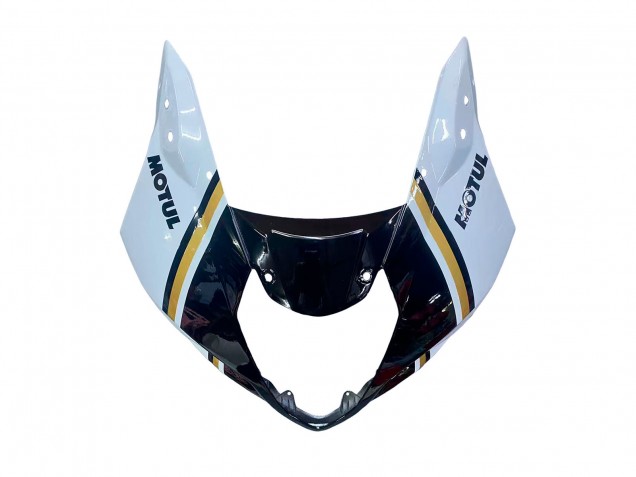 White Black Gold Motul Lucky Strike 2003-2004 Suzuki GSXR 1000 Motorcycle Fairings