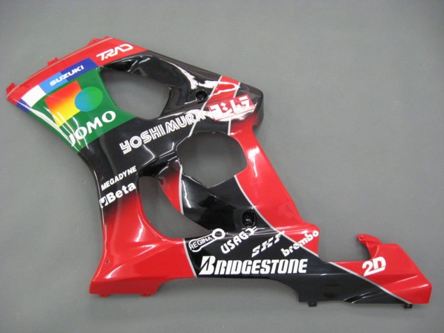 Red Yellow Blue Green Black JOMO 2003-2004 Suzuki GSXR 1000 Motorcycle Fairings