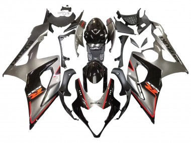 Silver Black Red 2005-2006 Suzuki GSXR 1000 Motorcycle Fairing